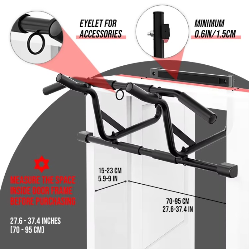 Sekrup Profesional Langsung da - Door Pull Up Bar No Screw ulasan dan harga