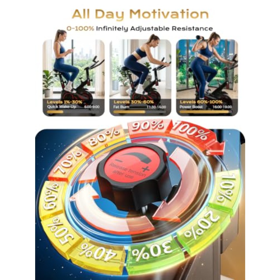 Sepeda statis untuk gym rumaha - Exercise Bike Magnetic Resistance ulasan dan harga