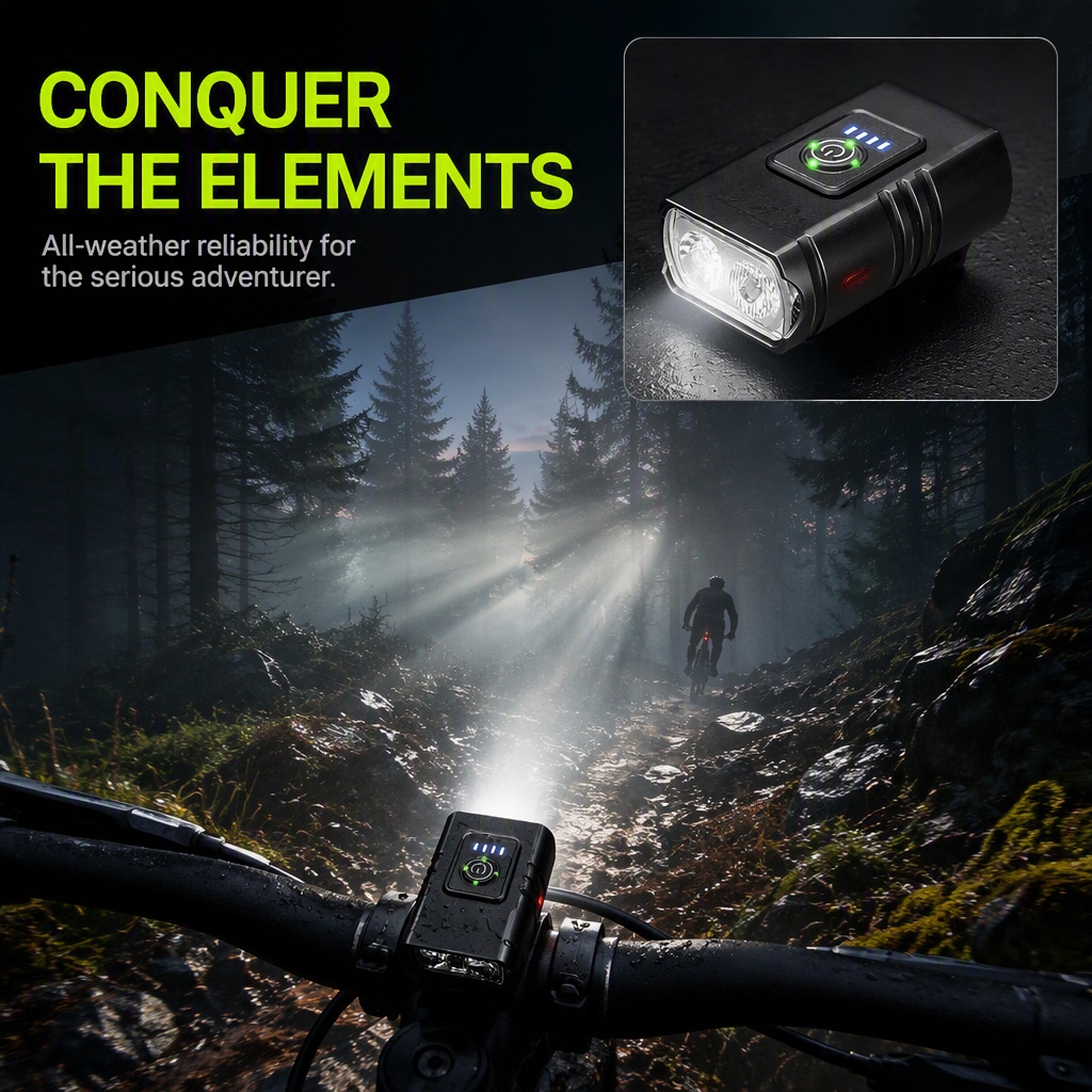 Lampu Sepeda LED Isi Ulang USB - Rechargeable Bicycle Headlight 1000 Lumen ulasan dan harga