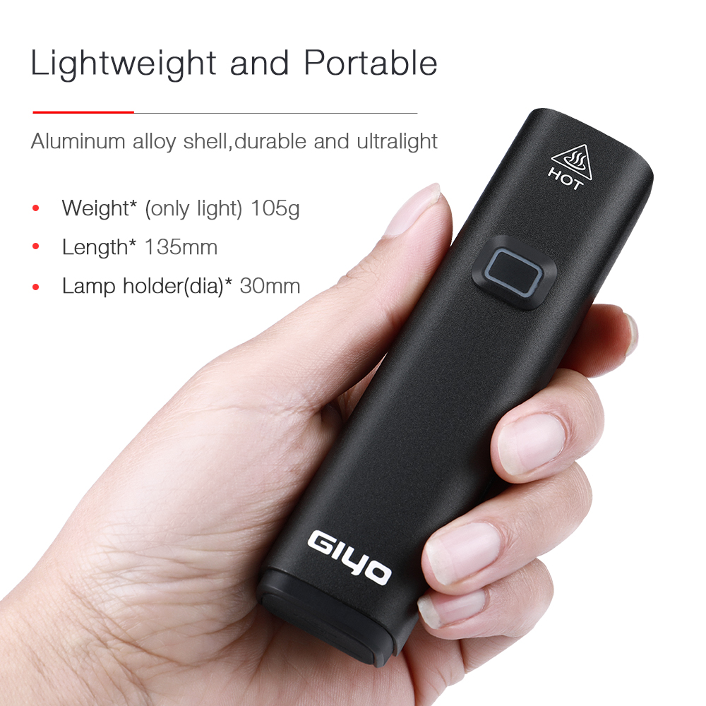 GIYO Lampu Sepeda 1000 Lumen U - Rechargeable Bicycle Headlight 1000 Lumen ulasan dan harga