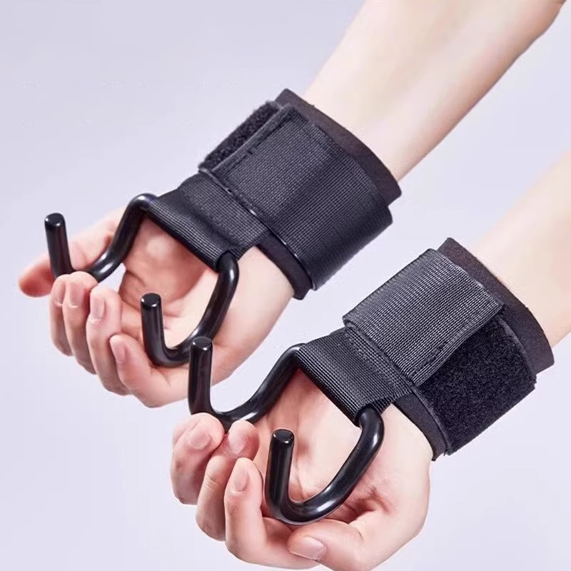 2PCS Pegangan Angkat Beban den - Wrist Wraps Weightlifting Support ulasan dan harga