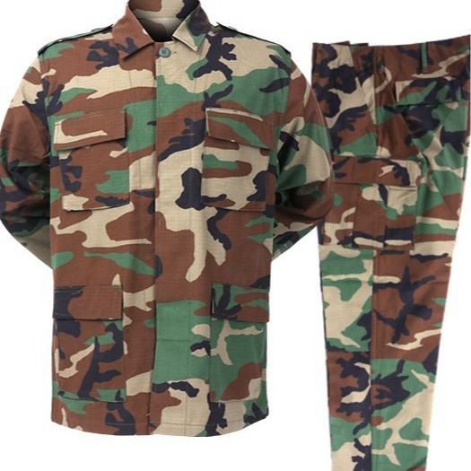 Setelan Taktis Kamuflase BDU 2 - Hiking ulasan dan harga