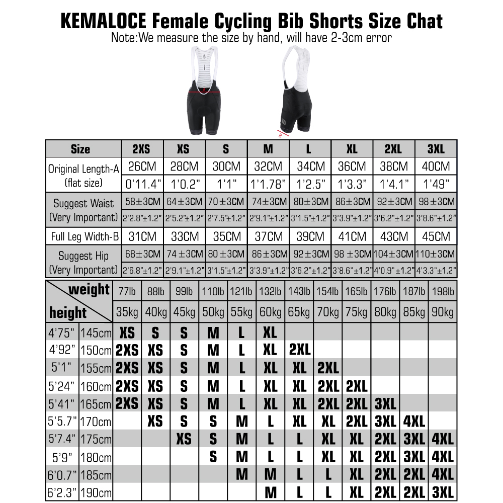 KEMALOCE celana pendek Bib ber - Padded Cycling Shorts 5D Gel ulasan dan harga