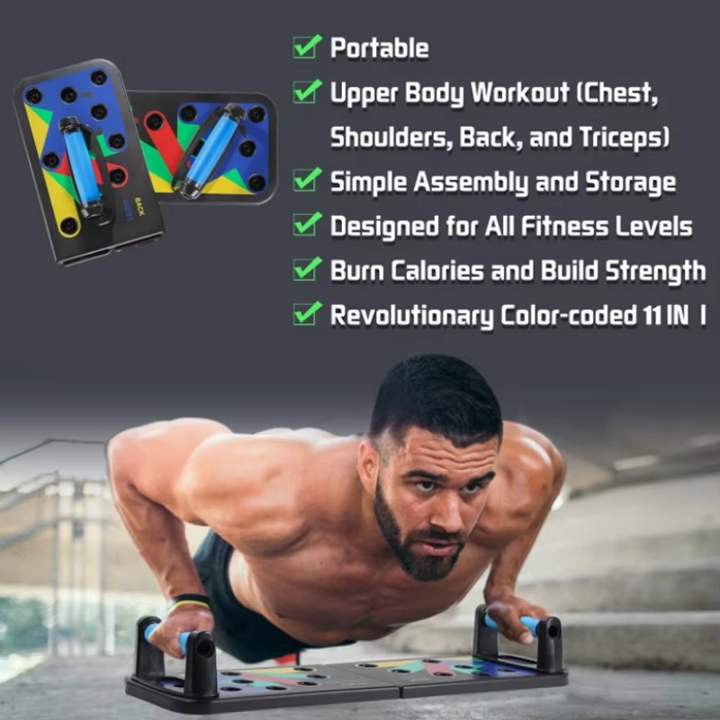 Papan Push-Up Lipat 9-in-1 Per - Push Up Board Foldable Multi Function ulasan dan harga