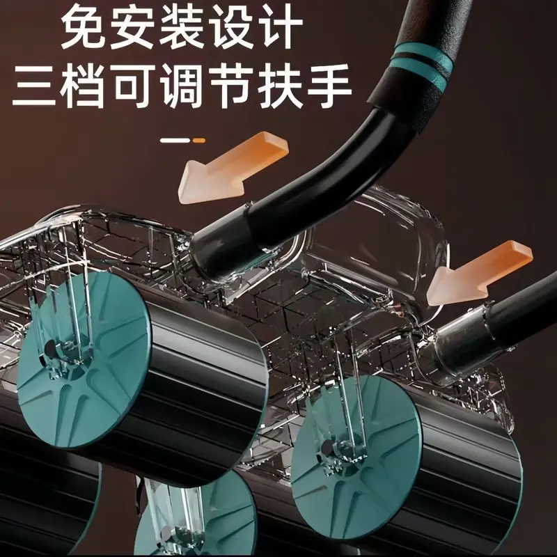 2026 Alat Latihan Otot Inti Pe - Ab Roller Wheel With Elbow Support ulasan dan harga