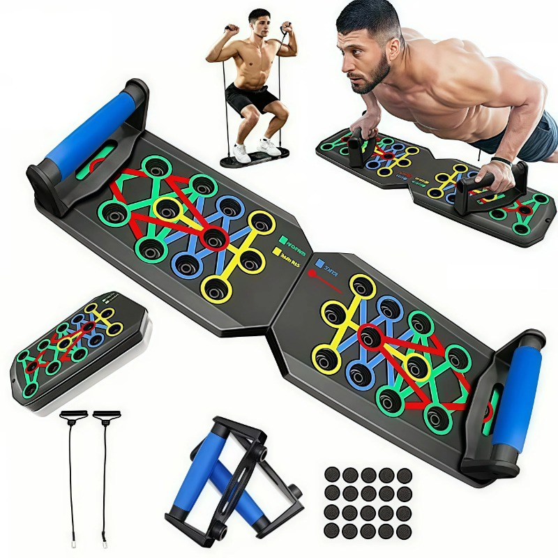 Papan Push Up Lipat dengan Tal - Push Up Board Foldable Multi Function ulasan dan harga