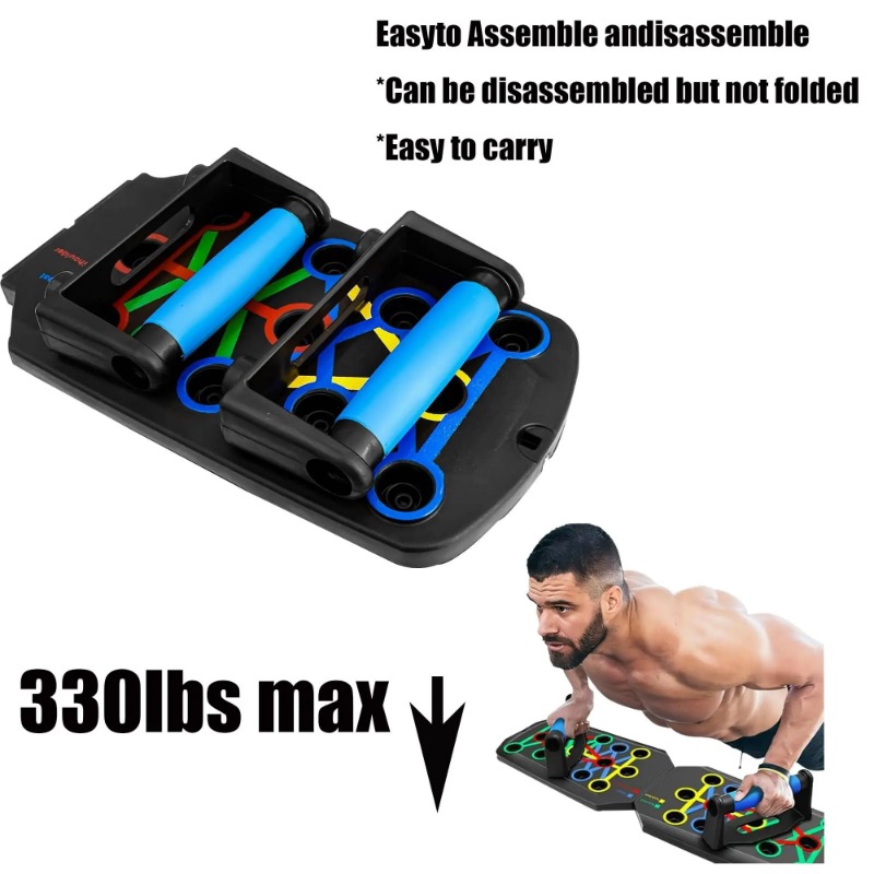 Papan Push Up Lipat dengan Tal - Push Up Board Foldable Multi Function ulasan dan harga
