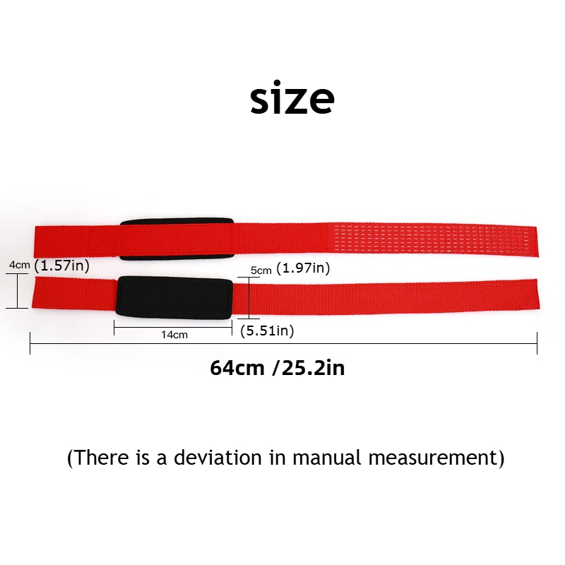 2Pcs Tali Angkat Beban Gym Sar - Wrist Wraps Weightlifting Support ulasan dan harga